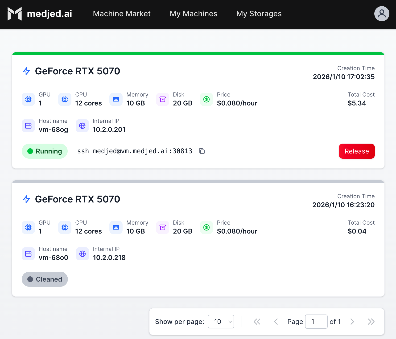 Medjed AI My Machines