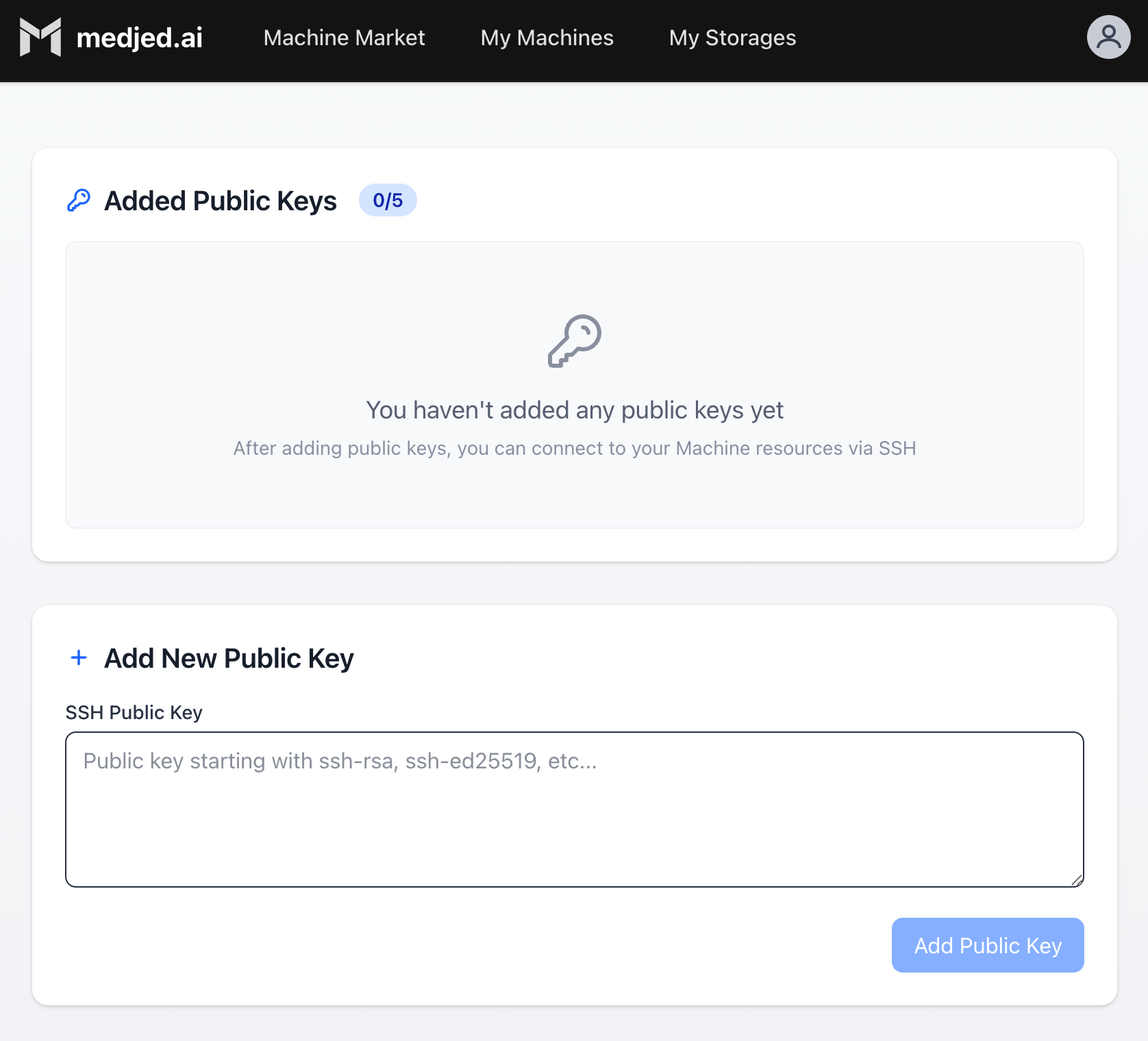 Medjed AI Public Keys